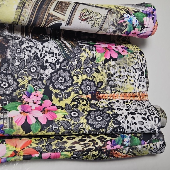 Just Love Vibrant Floral and Architectural Mini Dress - Picture 6 of 6